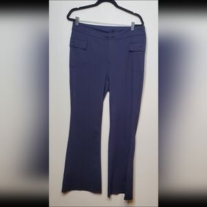 Halara Flare Casual Pants Side Button Pockets Size XL